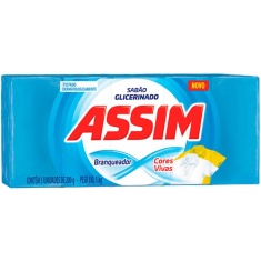 Sabão em Barra Glicerinado Branqueador Assim 1kg