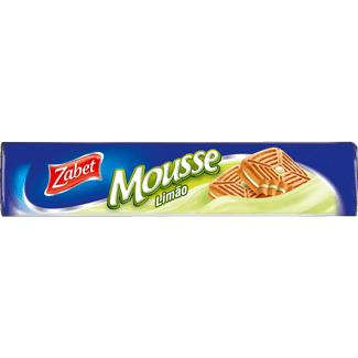 Biscoito Recheado Sabor Mousse de Limão Zabet 145g