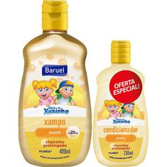Kit Shampoo + Condicionador Infantil Suave Turma da Xuxinha Baruel 400 + 210ml