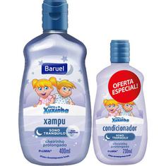 Kit Shampoo + Condicionador Infantil Sono Tranquilo Turma da Xuxinha Baruel 400 + 210ml
