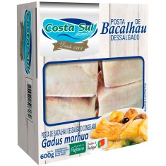 Bacalhau em Postas Congelado Costa Sul 600g