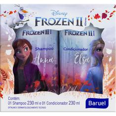 Kit Shampoo + Condicionador Infantil Princesa Frozen Baruel 230ml