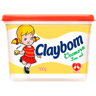 Margarina Claybom sem Sal 500g