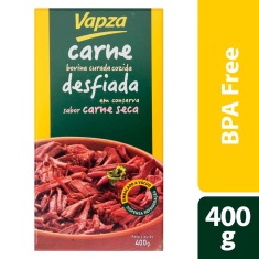 Carne Seca Desfiada Vapza 400g