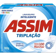 Lava Roupas em Pó Triplação Assim 900g