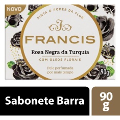 Sabonete em Barra Rosa Negra da Turquia Francis 90g
