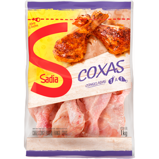 Coxa de Frango Congelado Sadia Zip Pct 1kg