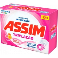 Lava Roupas em Pó Triplação Floral Assim 900g