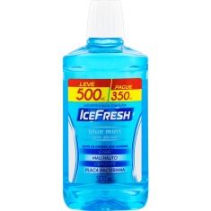 Enxaguante Bucal Antisséptico Zero Álcool Blue Mint Ice Fresh Leve 500ml Pague 350ml