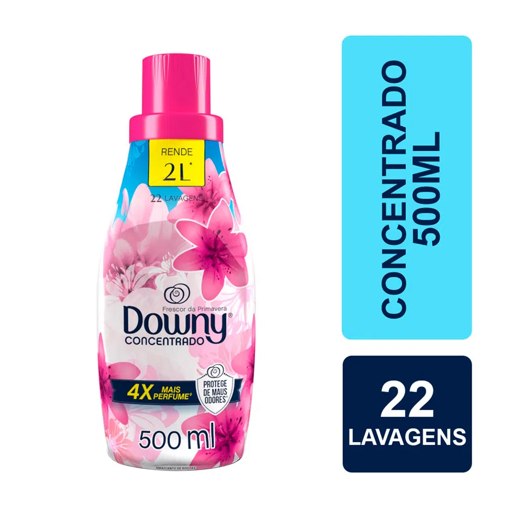 Amaciante Concentrado Frescor da Primavera Downy 500ml
