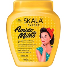 Creme para Tratamento 2 em 1 Amido de Milho Skala 1Kg