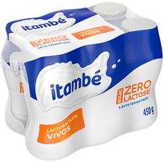 Leite Fermentado Zero Lactose Sabor Baunilha Itambé 450g