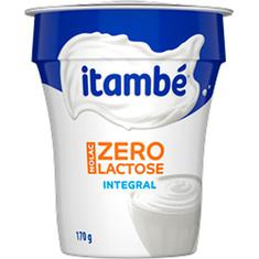 Iogurte Natural Zero Lactose Integral Itambé 170g