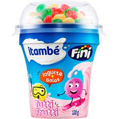 Iogurte Fini Sabor Tutti Frutti com Balas Itambé 120g