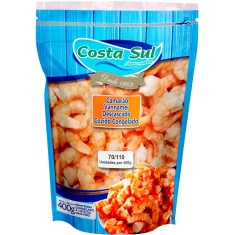 Camarão Médio Limpo Cozido Costa Sul 400g