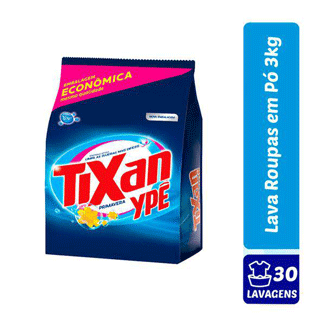 Lava Roupas em Pó Tixan Ypê Primavera 3kg