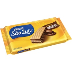 Biscoito Wafer Recheio Chocolate Nestlé São Luiz 110g