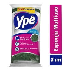 Esponja Sintética Multiuso Ypê c/ 3un