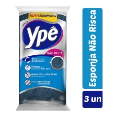 Esponja Sintética Não Risca Ypê c/3
