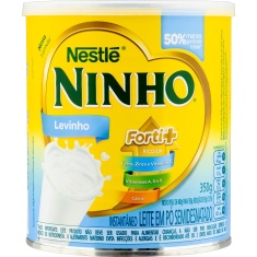 Leite em Pó Instantâneo Semidesnatado Ninho Levinho Forti+ 350g