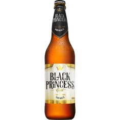 Cerveja Premium Gold Black Princess 600ml