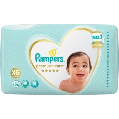Fralda Descartável Infantil Premium Care XG Pampers 26 Unidades