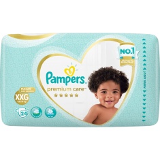 Fralda Descartável Infantil Premium Care XXG Pampers 24 Unidades