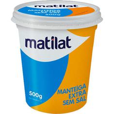 Manteiga Extra Sem Sal Matilat 500g