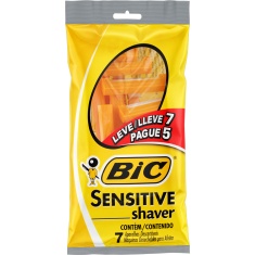 Aparelho de Barbear Sensitive Shaver Bic Leve 7 Pague 5un