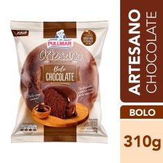 Bolo Chocolate Cobertura Chocolate Artesano Pullman 310g