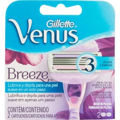 Carga para Aparelho de Depilar Breeze Venus Gillette 2 unidades