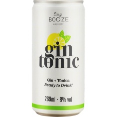 Bebida Mista Alcoólica Gaseificada Gin + Tônica Easy Booze 269ml