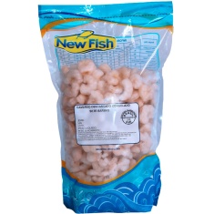 Camarão 7 Barbas Limpo New Fish Pacote 800g
