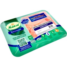 Sobrecoxa de Frango Orgânico Congelado Korin 600g