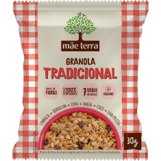 Granola Tradicional 7 Grãos Integrais Mãe Terra 30g