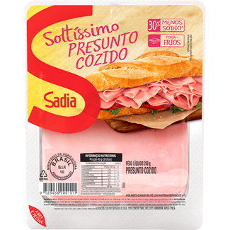 Presunto Cozido Sadia Soltíssimo sem Capa 200g
