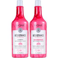 Kit Shampoo + Condicionador Résistance Flor de Lotus Inoar 1L