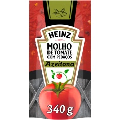 Molho de Tomate com Azeitona Heinz Sachê 340g