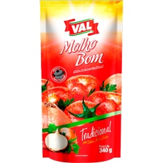 Molho de Tomate Tradicional Val Sachê 340g