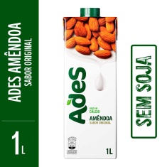 Bebida de Amêndoa Sabor Original Ades 1L