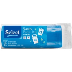 Saco para Lixo Select 15un 100L