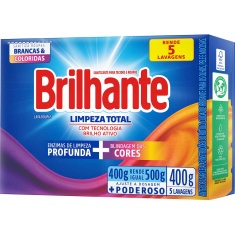 Lava Roupa em Pó Limpeza Total Brilhante 400g