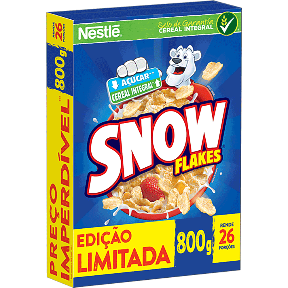 Cereal Matinal Integral Nestlé Snow Flakes 800g