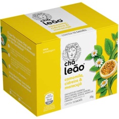 Chá de Camomila Cidreira e Maracujá Leão