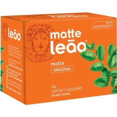 Chá Mate Natural Leão 24g