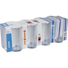 Conjunto de Copos Cylinder Nadir 300ml c/ 8un