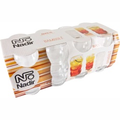 Conjunto de Copos Bambolê Nadir 380ml c/ 8un