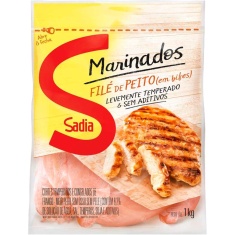 Filé de Peito Temperado Marinado Sadia 1kg