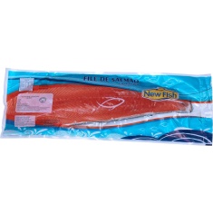 Filé de Salmão Congelado New Fish Pacote 1kg