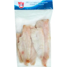 Filé de Polaca Salgado em Pedaços do Alasca Bacalanor 1kg
